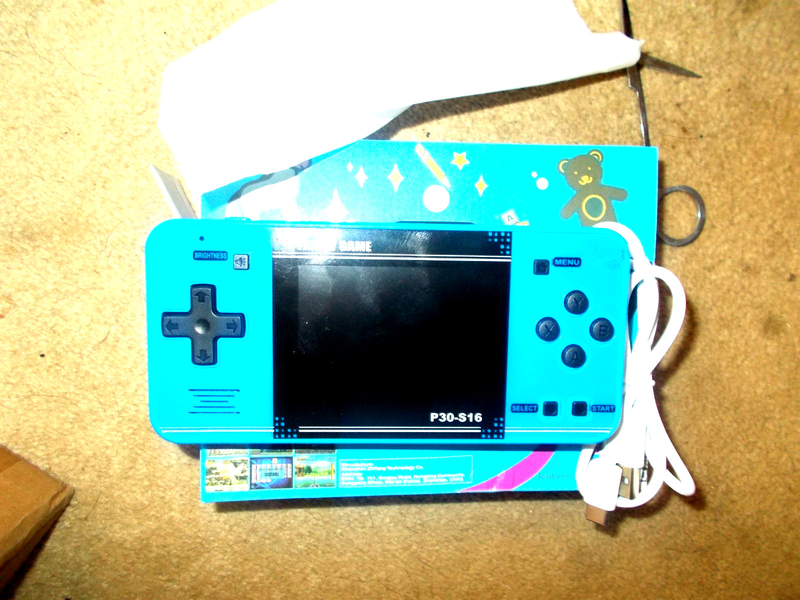 16bit HD  220 Puzzle Games Handheld Fun Player
