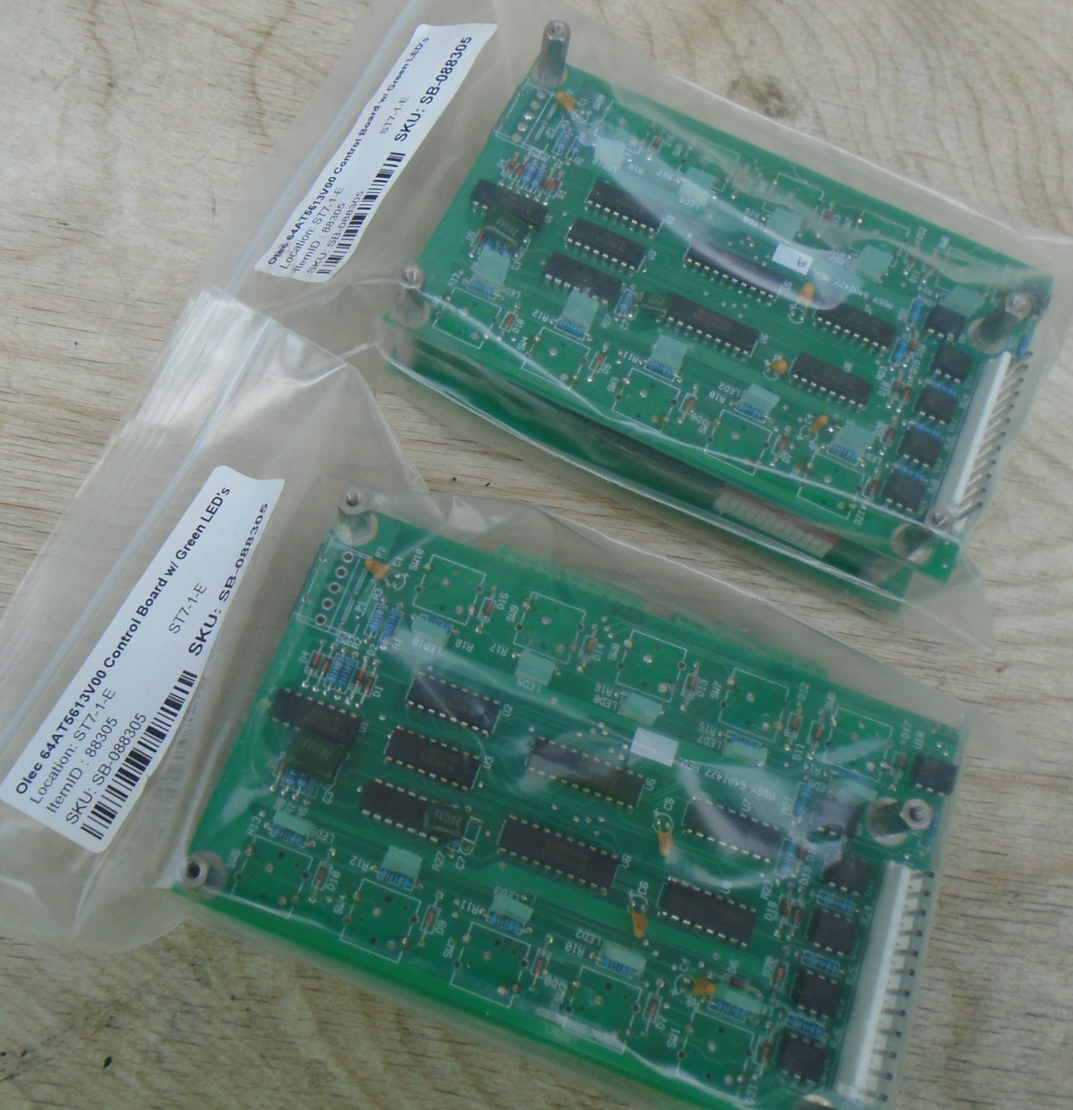 2x Olec 64AT5613V00 Control Board w/ Green LED's LOT
