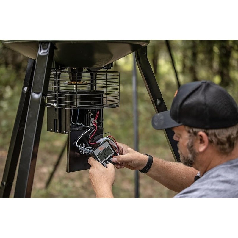 Digital Game Feeder Kit Adjustable Deer Feeder W/ Timer & Durable Design New