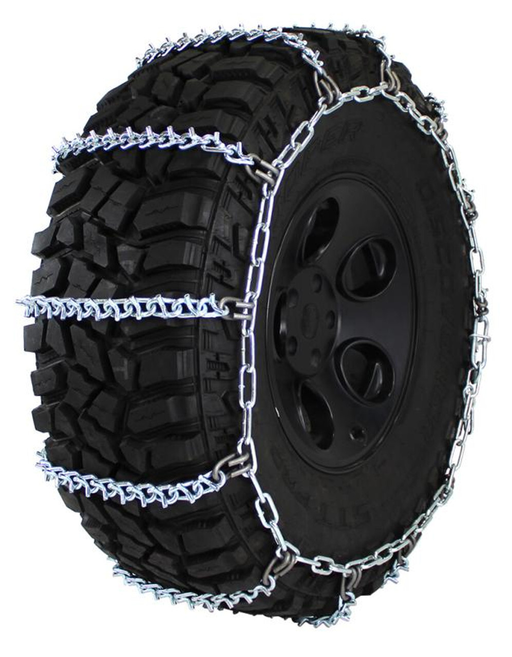 Wide Base V-Bar Non-Cam 295/40-24 Truck Tire Chains