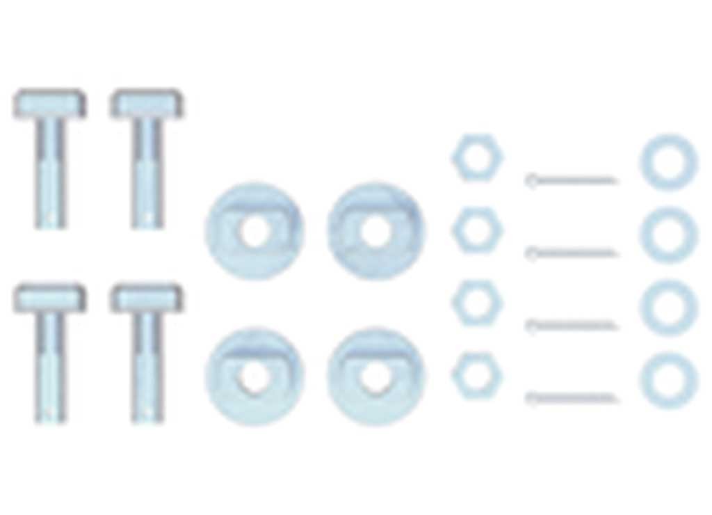 Curt 19202 Replacement 5th Wheel Puck System Anchors For Ford (16017, 16020)