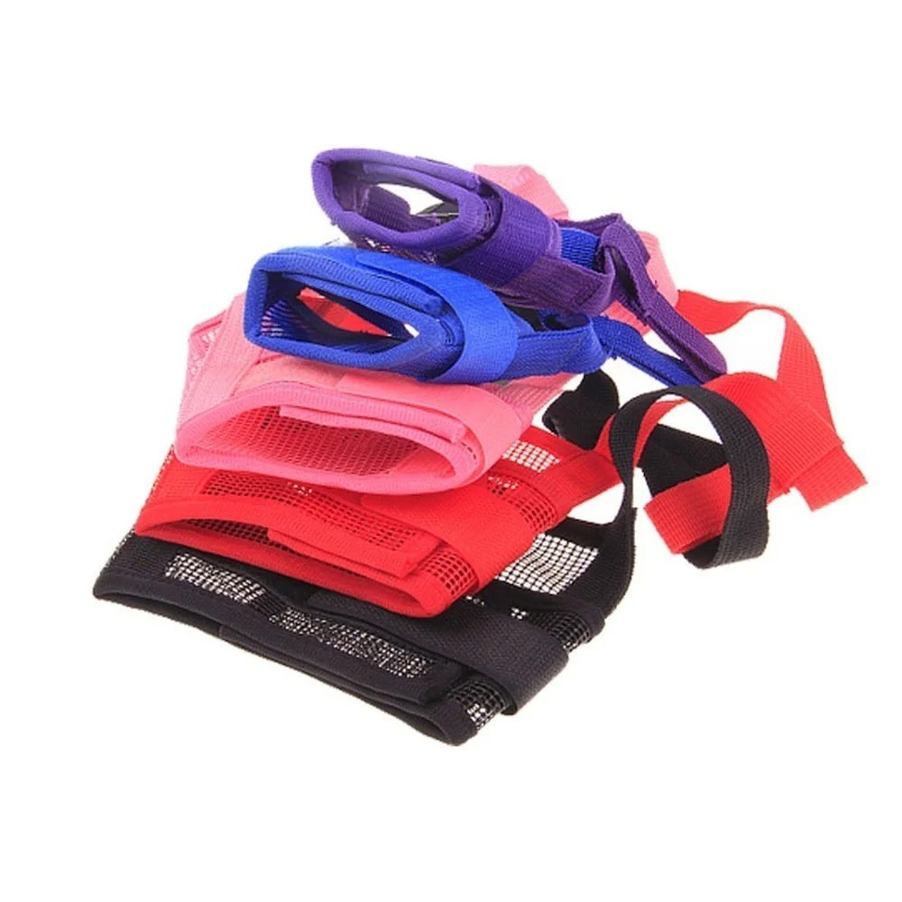 MUZZLE MESH Dog Pet adjustable strap anti bite bark chew Safety soft breathable