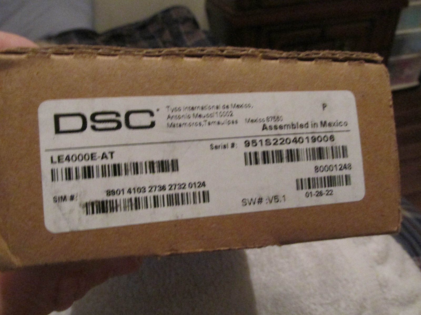 DSC LE4000E-AT Cellular LTE Universal Wireless Alarm Communicator NEW (Open Box)