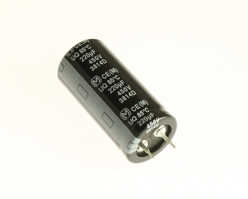 (8pcs) 220uF 450V Snap In Mount Electrolytic Capacitor 450VDC EETUQ2W221BA