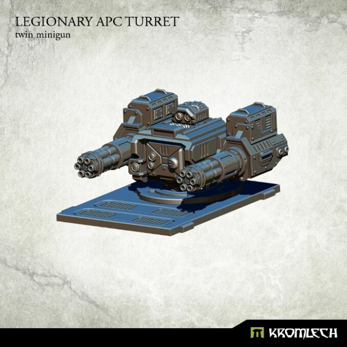 KROMLECH LEGIONARY APC TURRET: TWIN MINIGUN