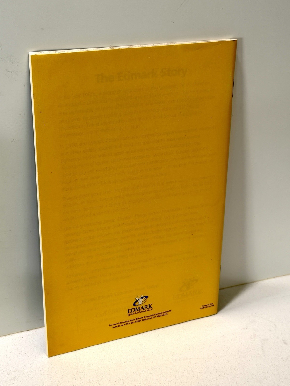 Thinkin’ Science Series ZAP Windows Macintosh User’s Guide Edmark Manual Book
