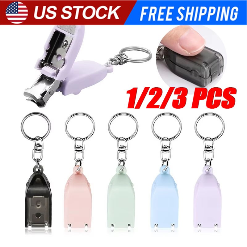Folded Nail Clipper Pendant With Key Ring Finger Nail Accessories And Tools