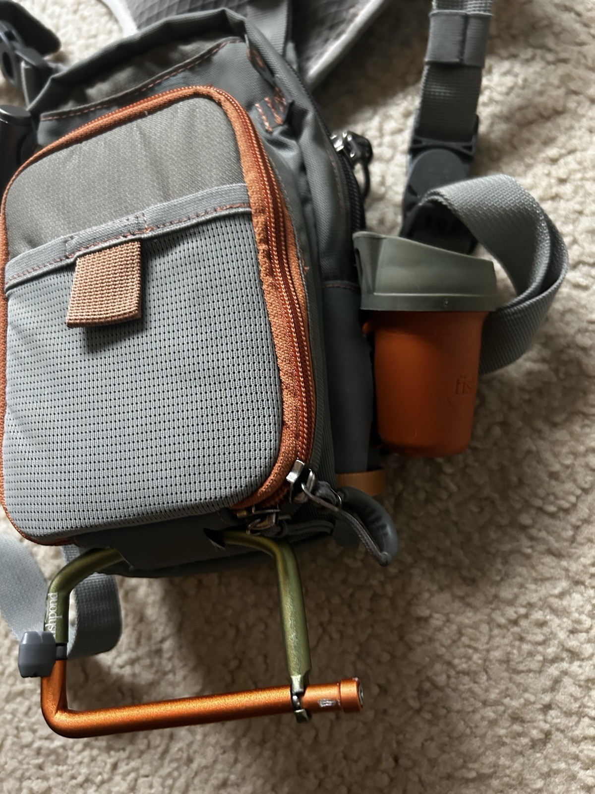 Fishpond Canyon Creek Chest Pack - Fly Fishing Gear - Granite Gray - NEW