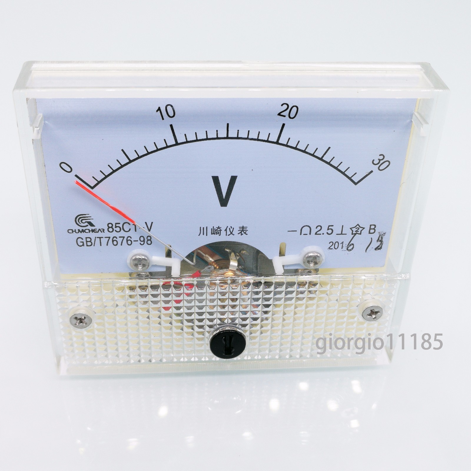 Analog Panel Volt Voltage Meter Voltmeter Gauge 85C1 0-30V DC