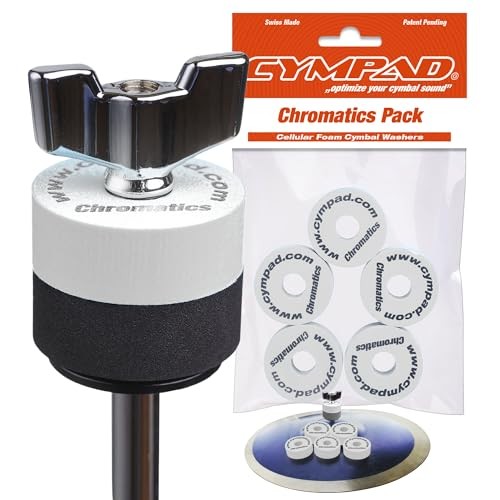 Cympad Cymbal Stand (CS15/5-W),White,Other Percussion Accessories