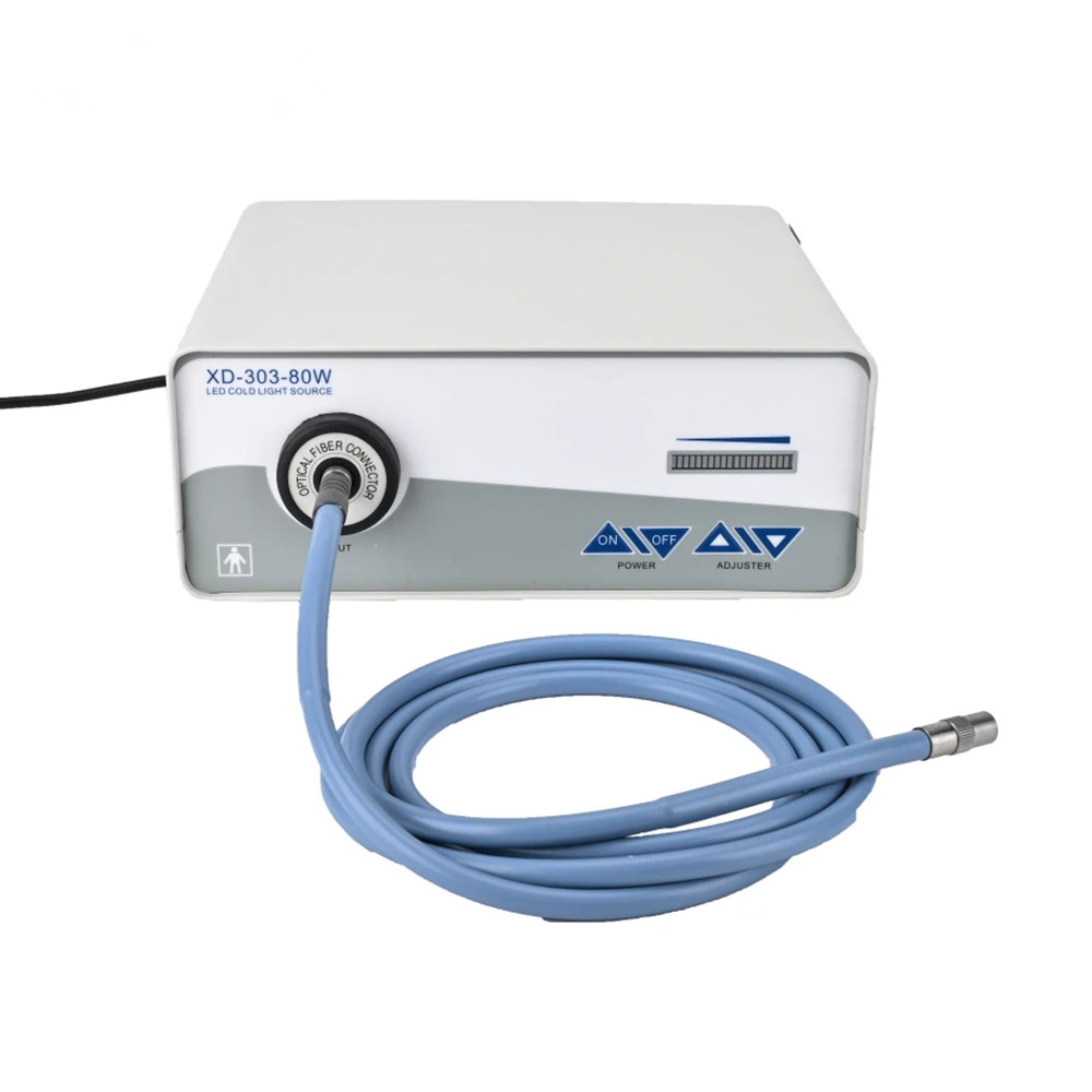 80W LED Medical Cold Light Source Endoscopy Cold Light Source for Inspection