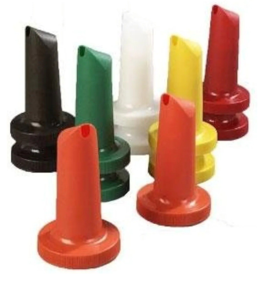 Carlisle PS204AST00 Pour Plus™ Store N' Pour® Spout 7 PC Combo Assortment