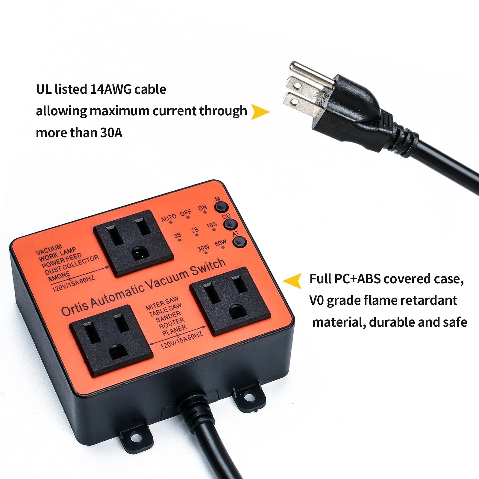 Dust Control Automatic Vacuum Autoswitch Ortis Multiple Power Tools Protection