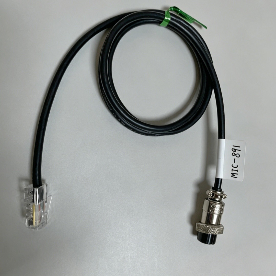 YAESU CT-20 MD-1 Desk Mic Cable for FT-710 891 FT-818 FT-DX10 Up/Down Keys Work
