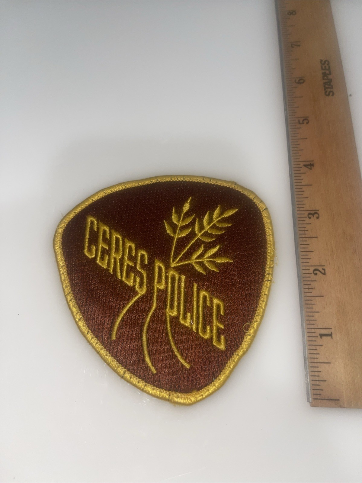 CALIFORNIA CA CERES POLICE SHOULDER PATCH SHERIFF