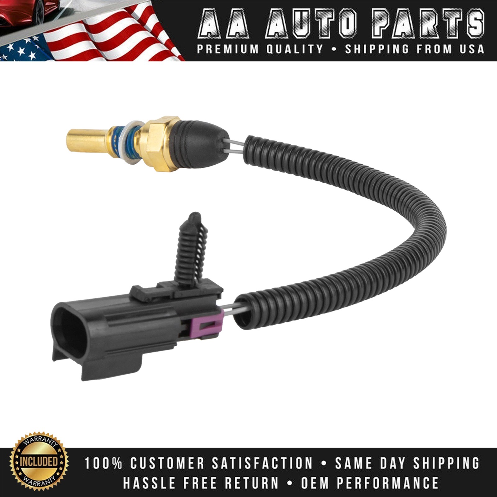 Coolant Temperature Sensor for 2002-2005 Chevrolet Trailblazer EXT 4.2L 12564512