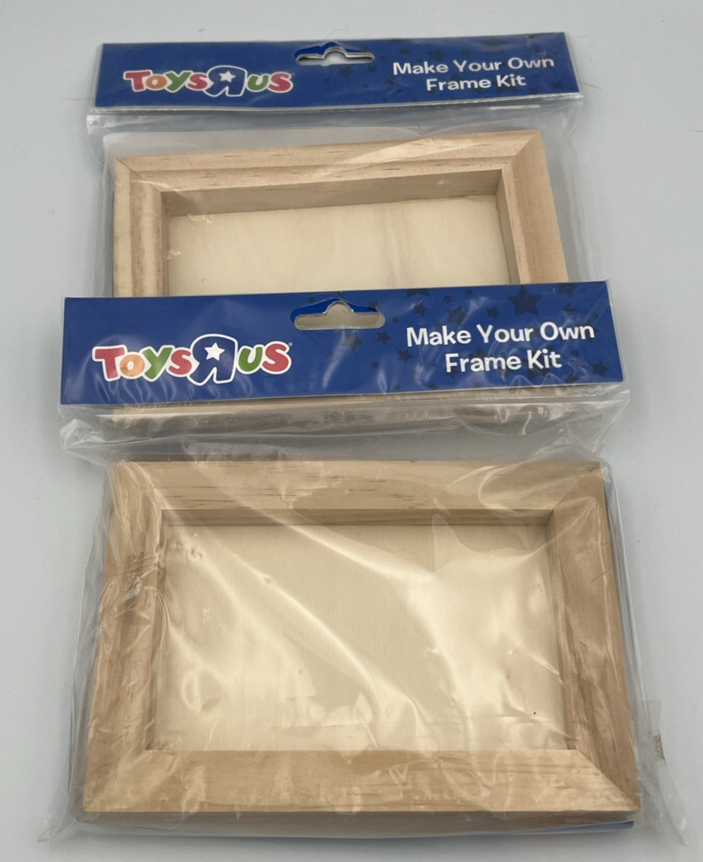Toys R Us Make Your Own Frame Kit 4x6 Lot of 2 New