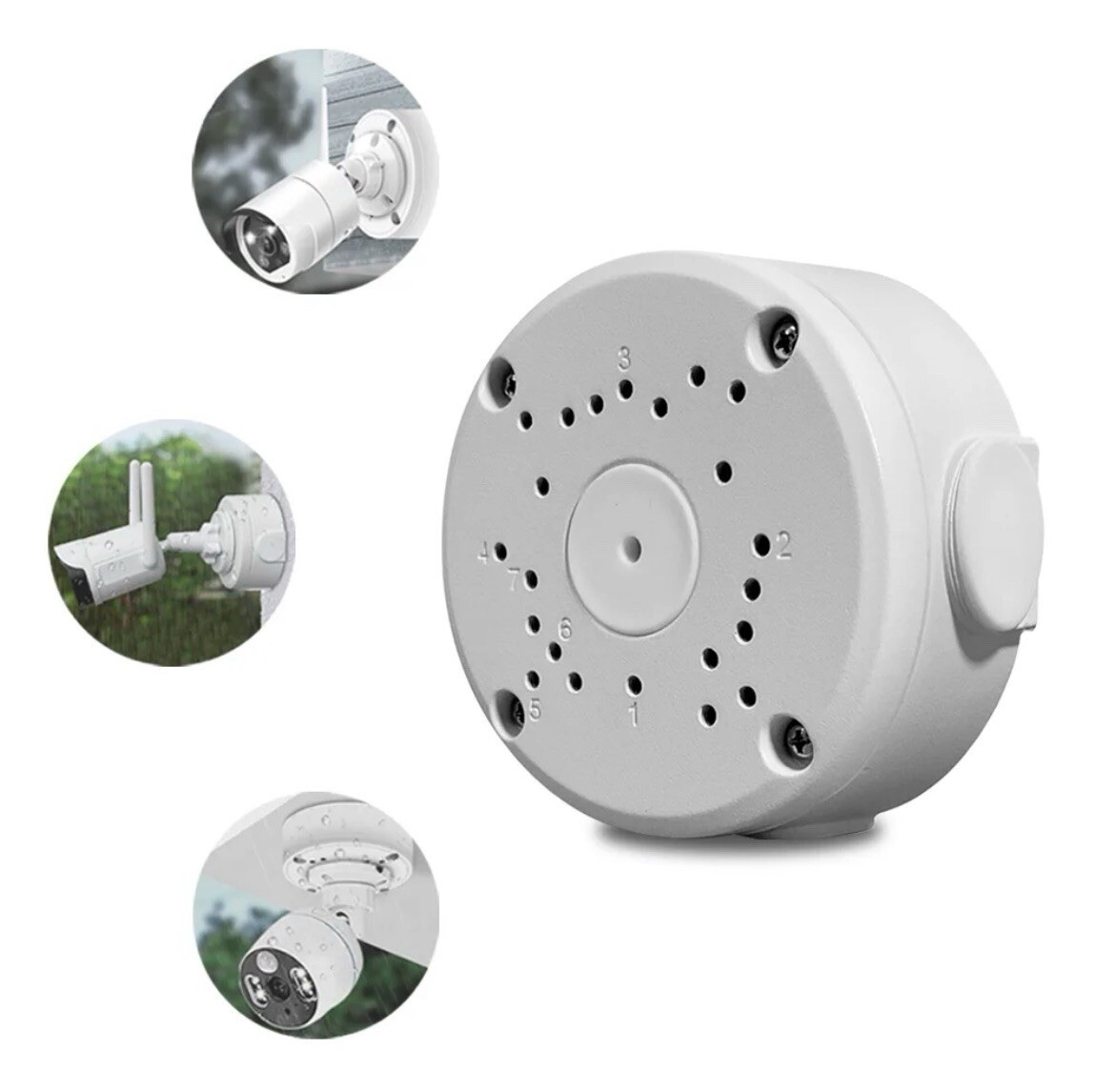 Camera Junction Box Mount Bracket for Security Cameras