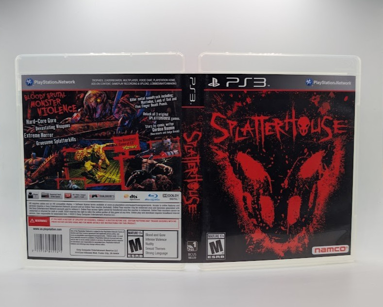 Splatterhouse 2010- PS3 Empty Replacement Case  (No Game)