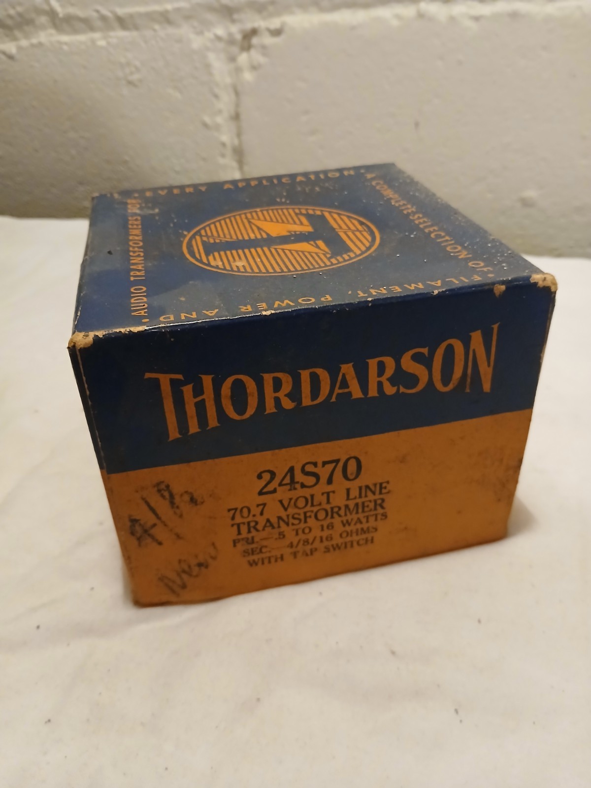 Thordarson 24S70 70v transformer NOS audio line