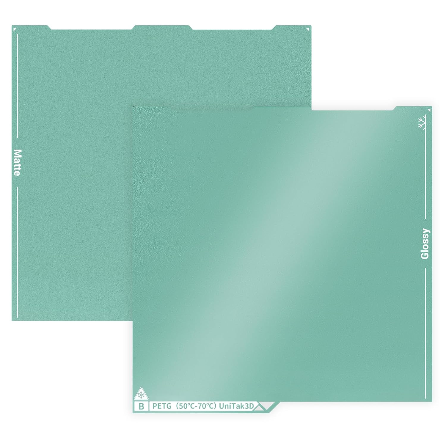 Energy-Saving Kobra 3 Cold Build Plate 256*268Mm Double Sided Glossy+Matte Low-T