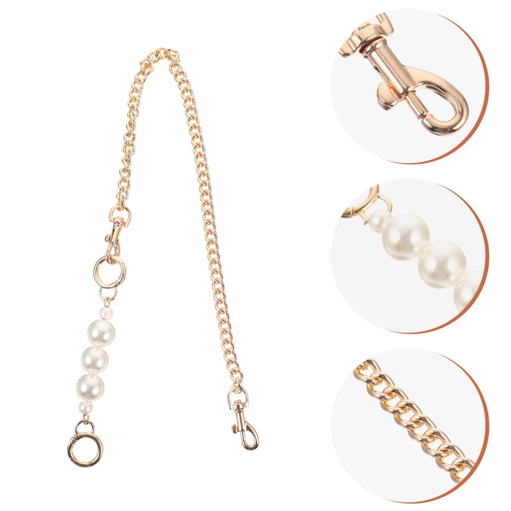 Handbag Replacement Pearl Design Chain DIY Bag Metal Chain Bag Making Supply