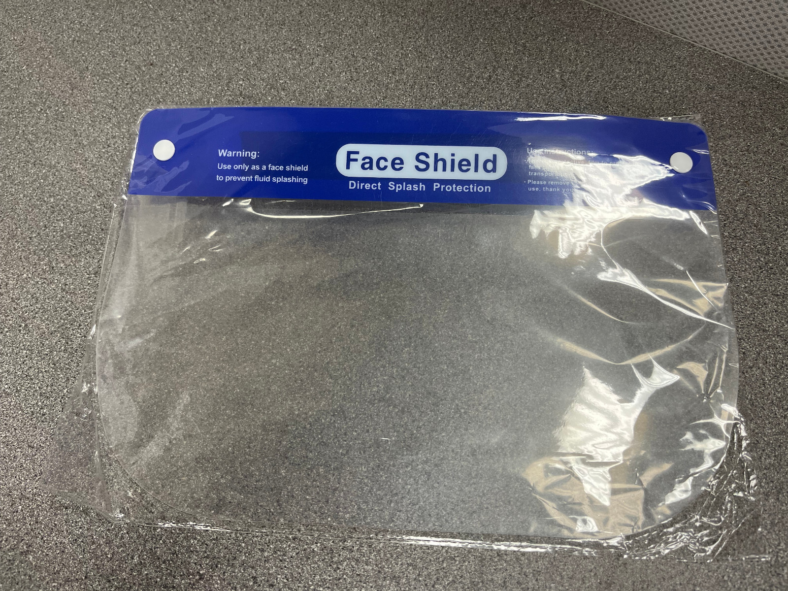 Face Shield - Direct Splash Protection