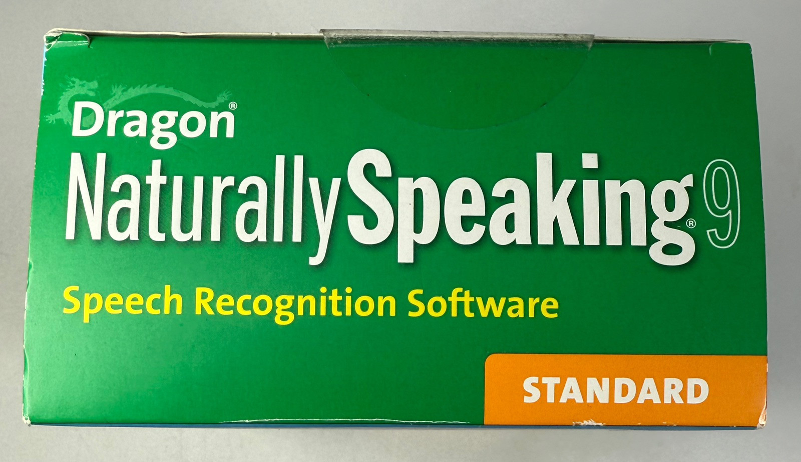 Dragon Naturally Speaking 9 Standard SPEECH RECOGNITION SOFTWARE NOS NEVER OPEN