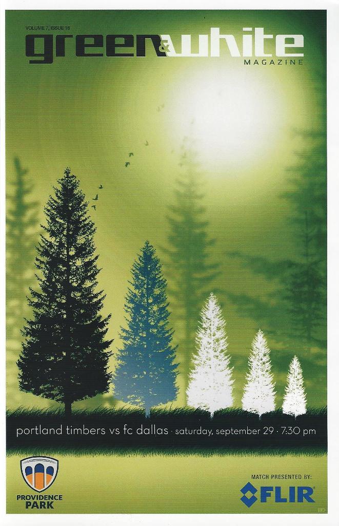 Portland Timbers 'Green & White' MLS Soccer/Football Program Volume 7, Issue 16