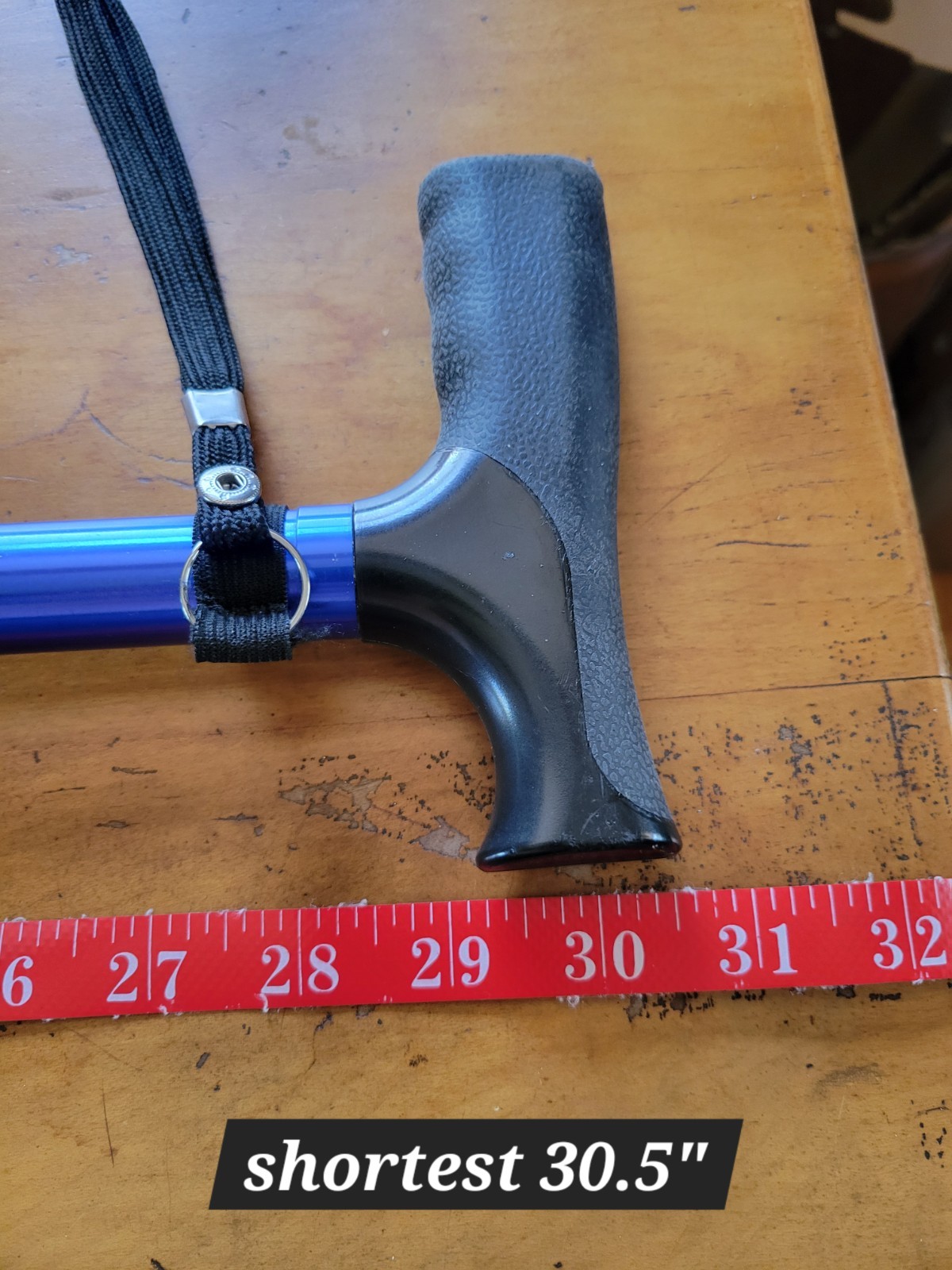Walking Cane Foldable, Adjustable, Collapsible, Free Standing Blue