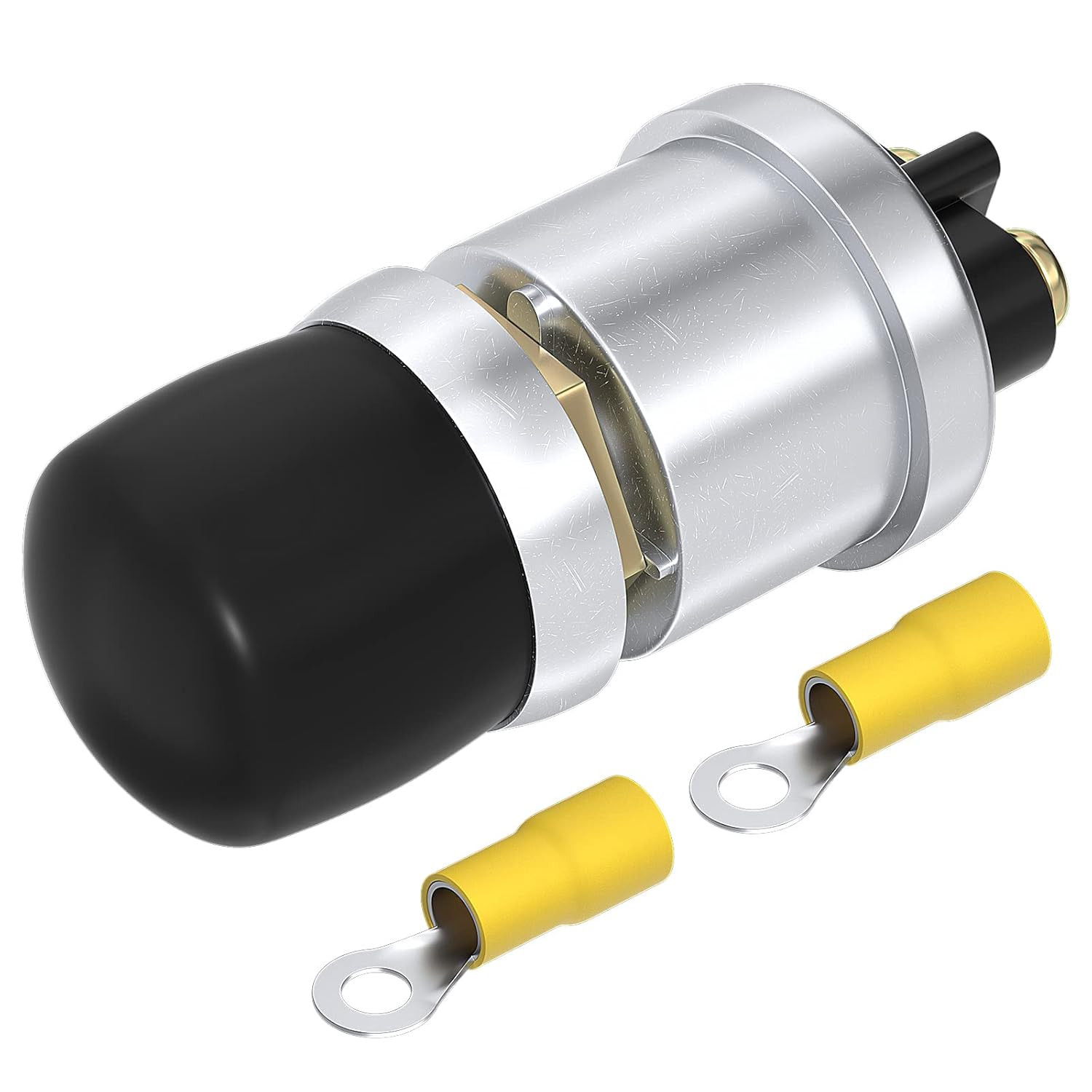 Push Button Starter Switch 12V / 24V Waterproof Push Start Button 50A Heavy D...