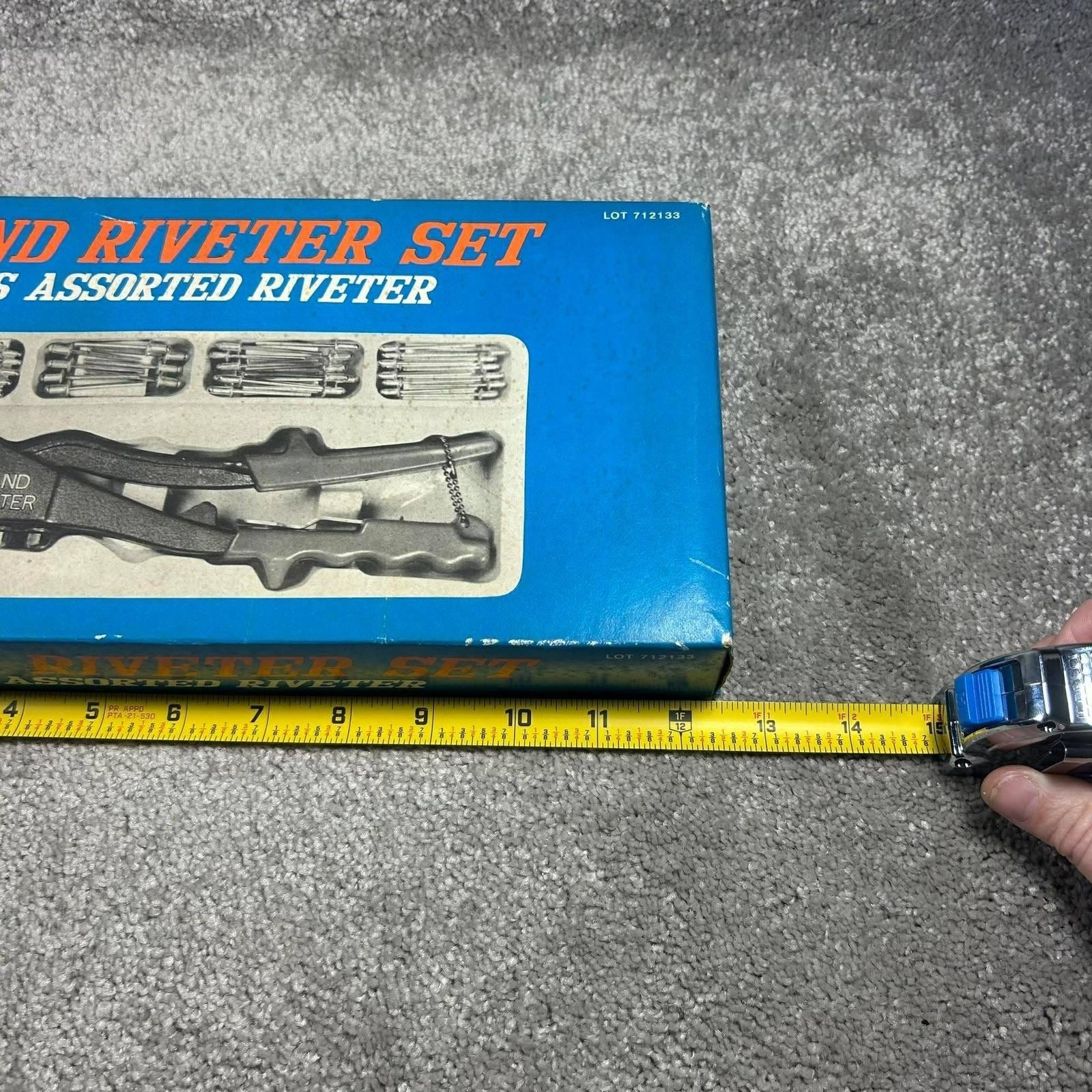 Hand Riveter Set 60 Pcs Assorted Blind Rivets Manual Tool