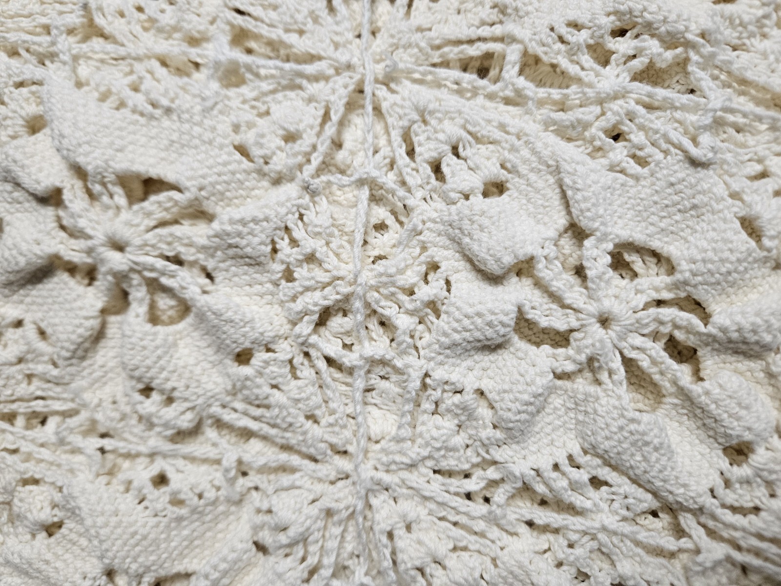 Vintage Handmade Crotchet Blanket