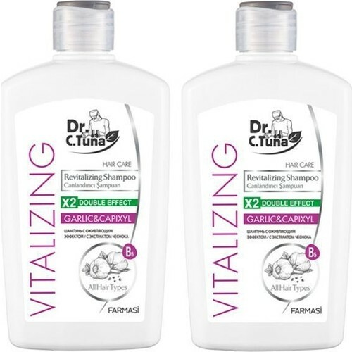 Dr. C. Tuna Vitalizing Garlic & Capixyl Shampoo for Hair 16.9oz(500ml) 2 Count