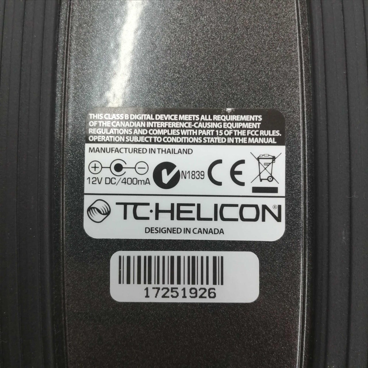 TC HELICON Mic Looper DITTO MIC LOOPER