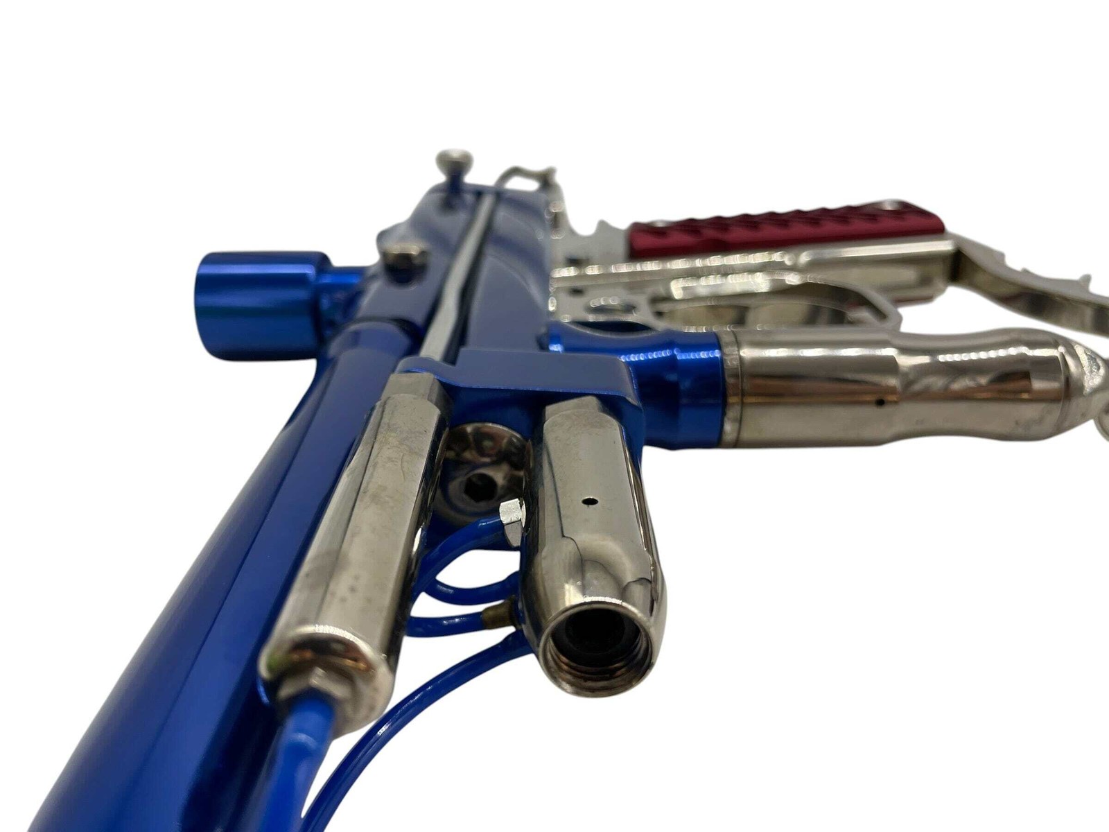 WGP Prostock Blue/Silver Paintball Gun