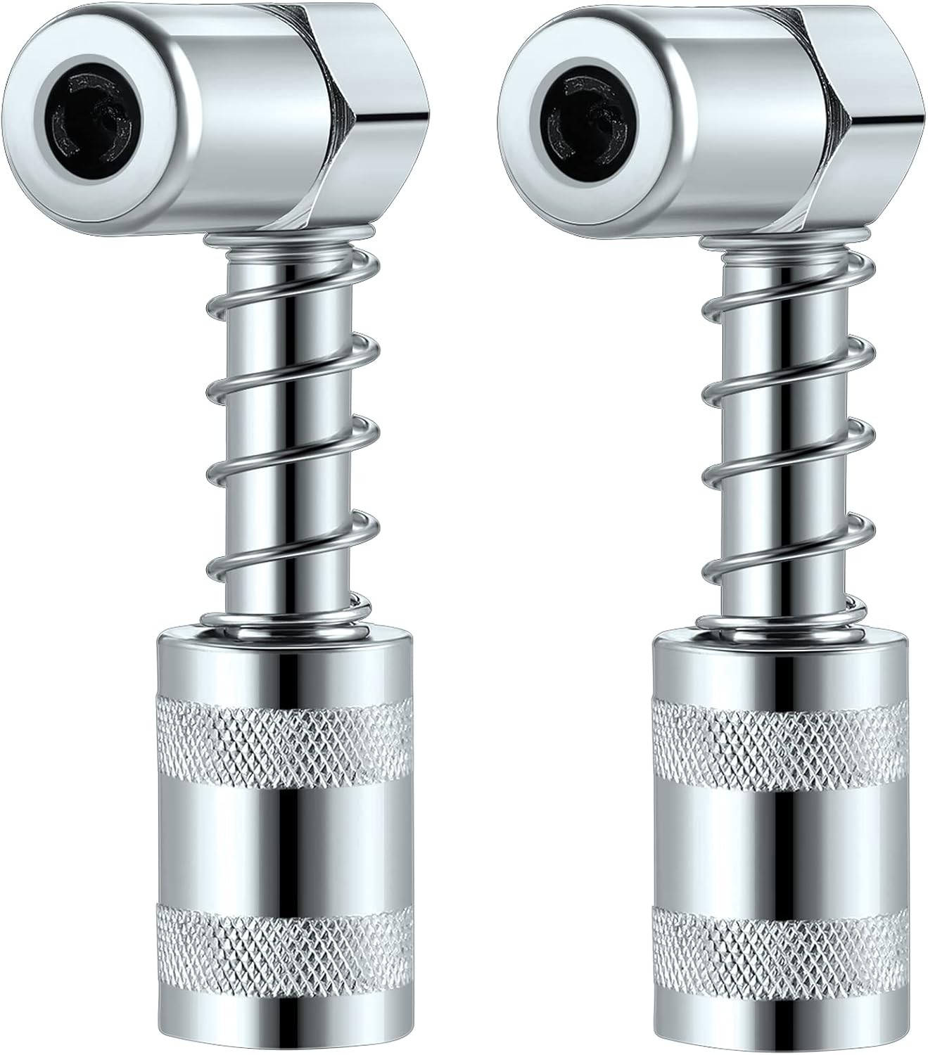 Silver 90 Degree Grease Coupler Gun Adapter 90 Degree Grease Gun Coupler Grease