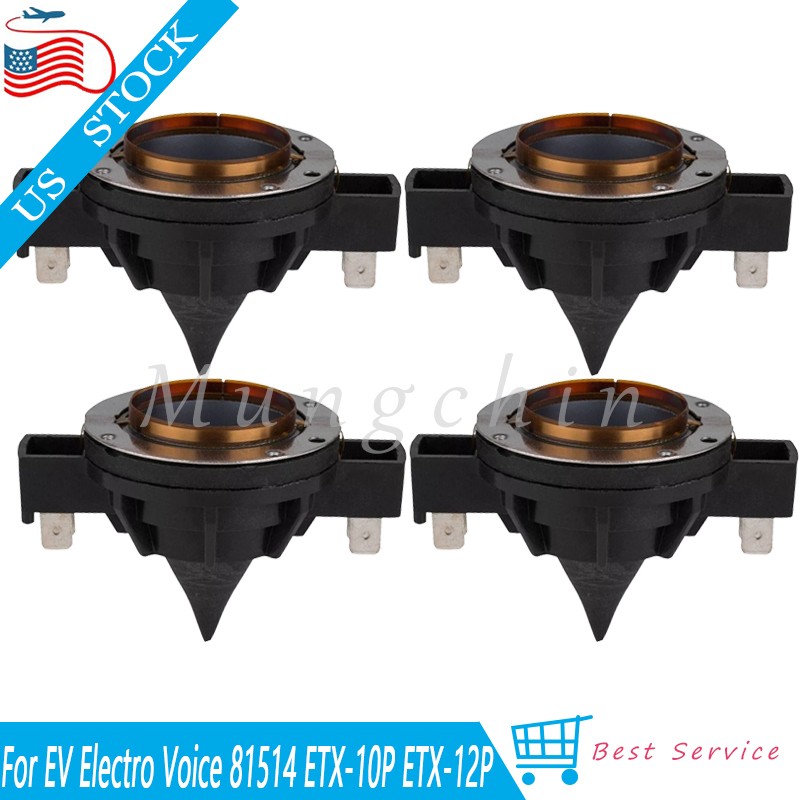 4*For EV Electro Voice 81514 ETX-10P ETX-12P ETX-15P ETX-35P DH3 DH3-B Diaphragm