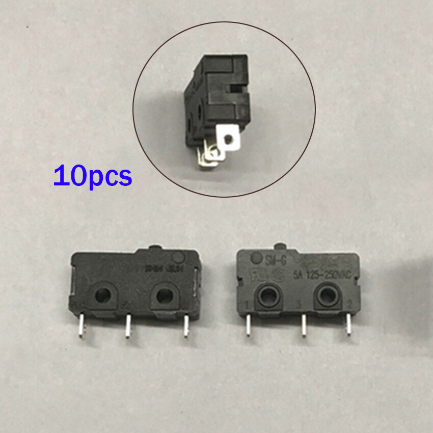 10 PCS For ZIPPY SM-G 5 125-250VAC Micro Switch 3 Pins no Press Lever