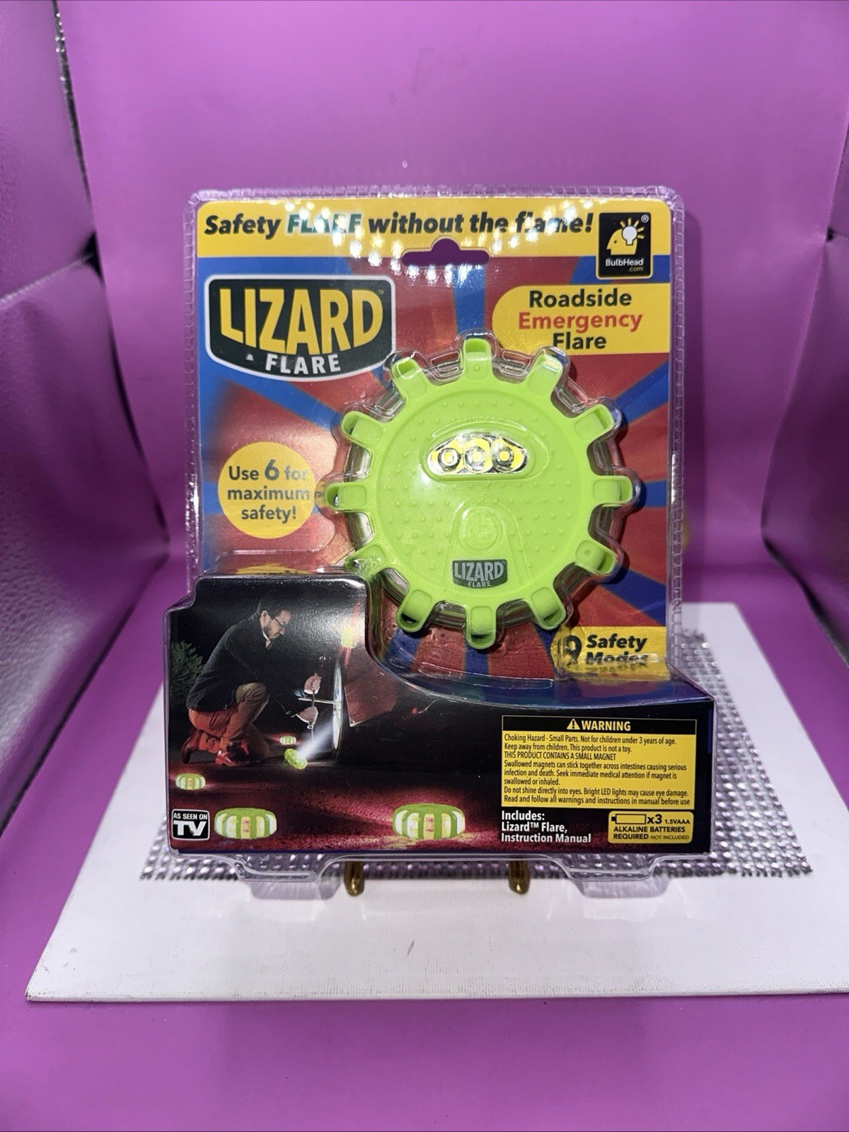 LIZARD 🦎 FLARE  Roadside Emergency 🆘 Safety Disc Light