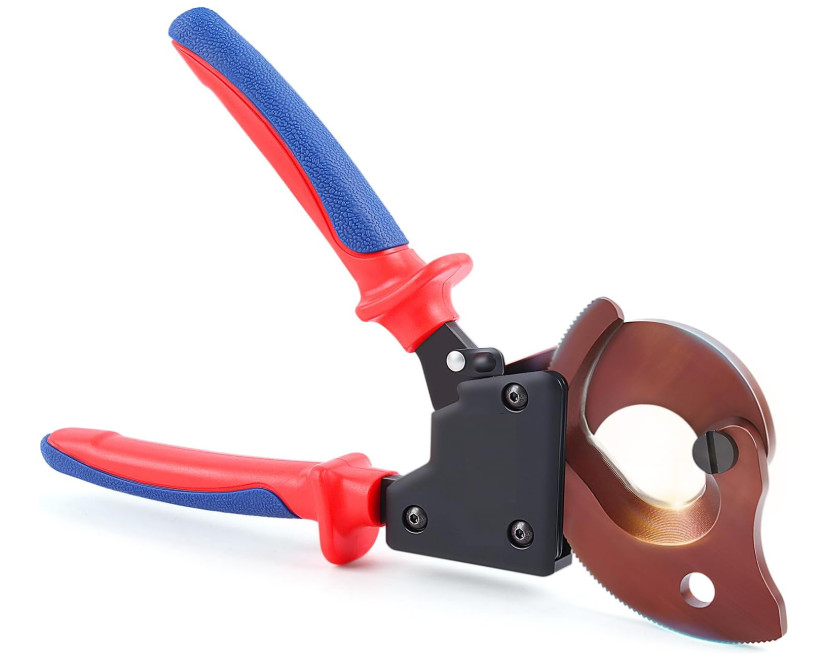 Cortacables de carraca de alta resistencia para cables de cobre y aluminio, arma