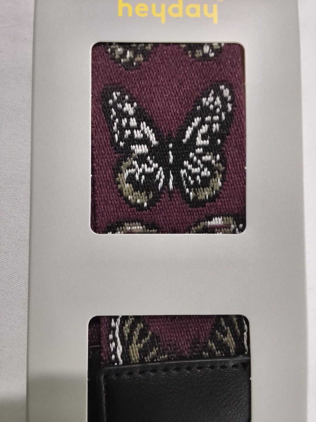 New heyday Camera Strap – Dark Purple Butterfly Pattern – Adjustable A11