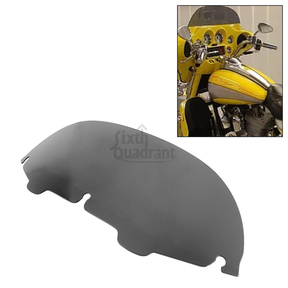 7" Smoke Windshield Windscreen For Harley Touring Electra Street Glide 1996-2013
