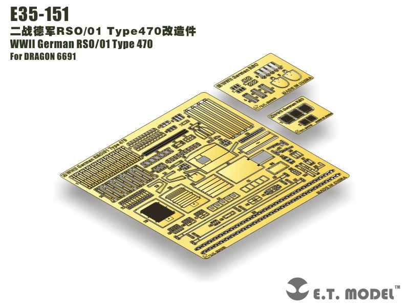 ET Model E35-151 WWII German RSO/01 Type 470