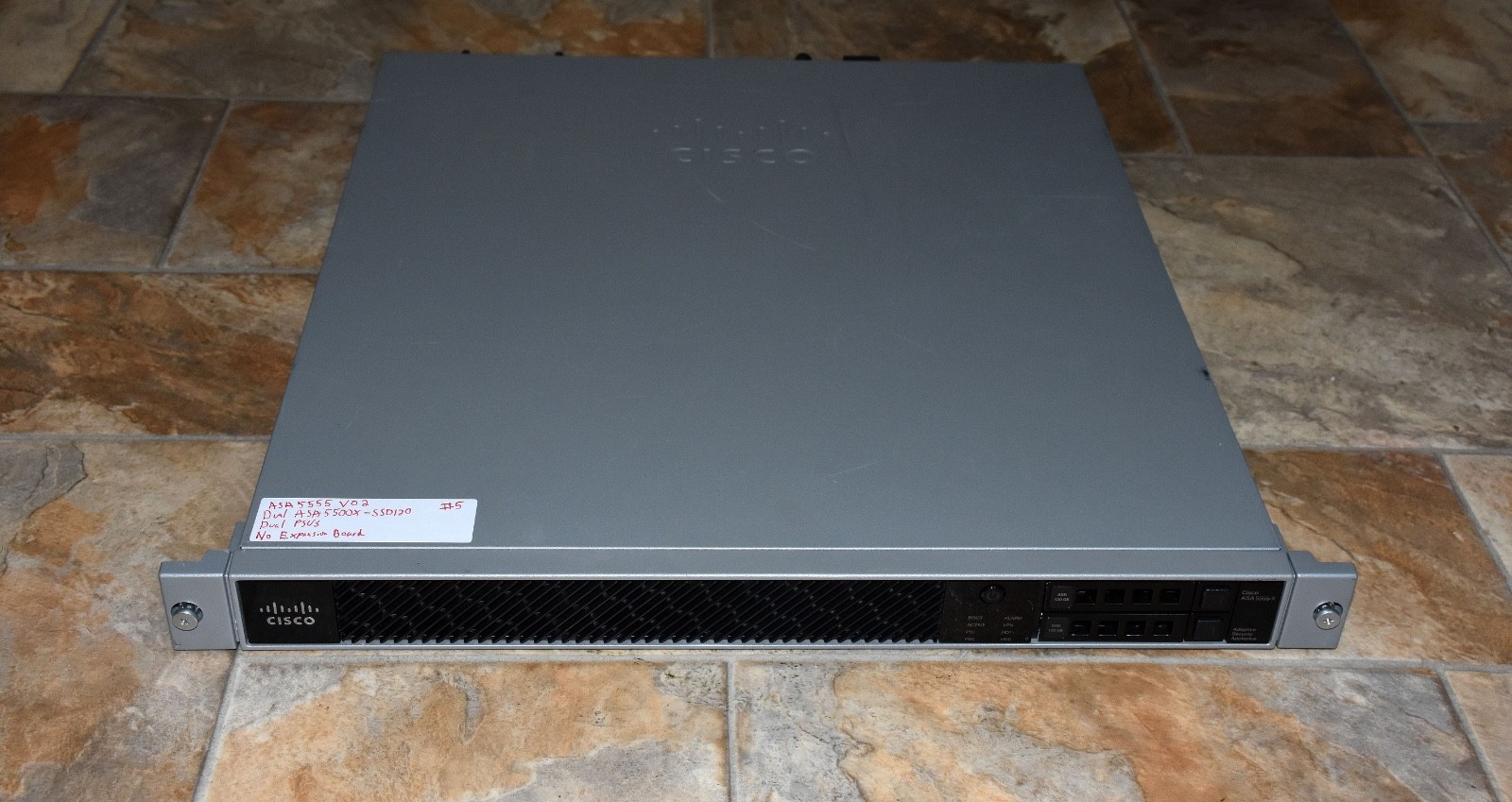 Cisco ASA5555-X Adaptive Security Appliance VPN + 2x 120GB SSD