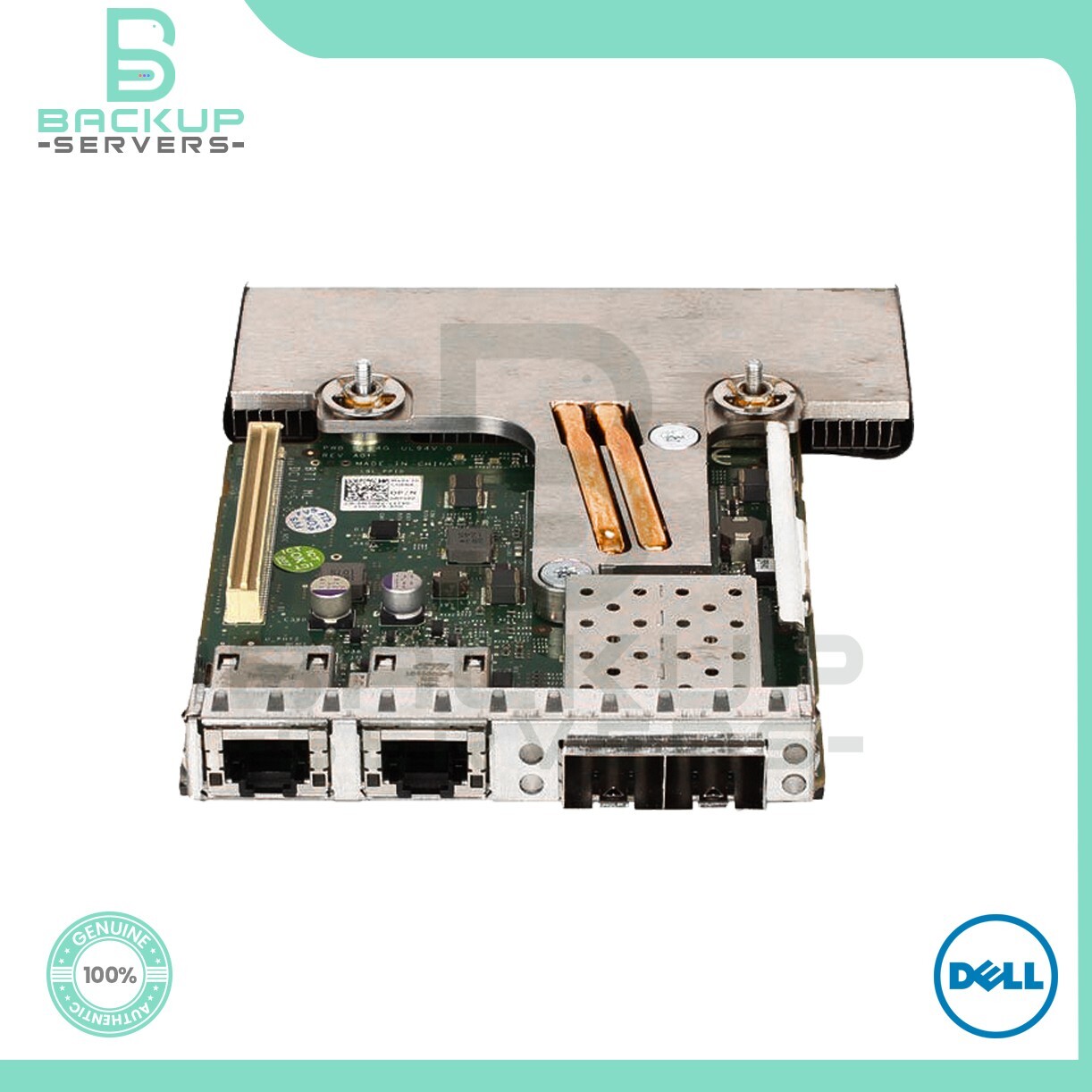 MT09V Dell 57800S 4-Port 10Gbps PCI-Express SFP+ Network Daughter Card 0MT09V
