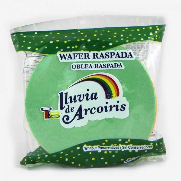12x Oblea Arcoiris Raspada big size Net wt 48-oz