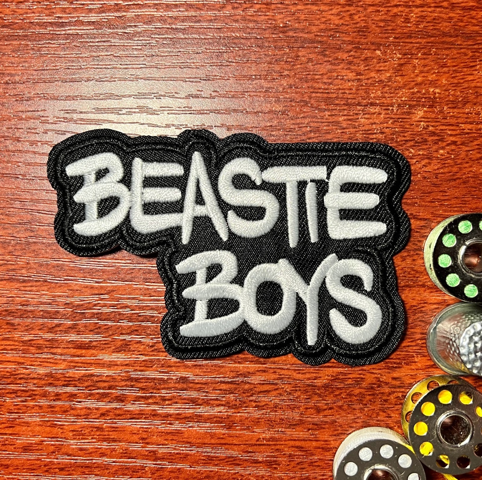 The Beastie Boys Patch 80s Rap Hip Hop Punk Music Embroidered Iron On 2.25x3.5"