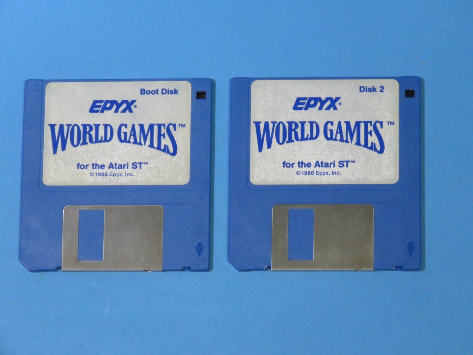 Atari ST Epyx World Games 1986 Vintage Software Original Owner