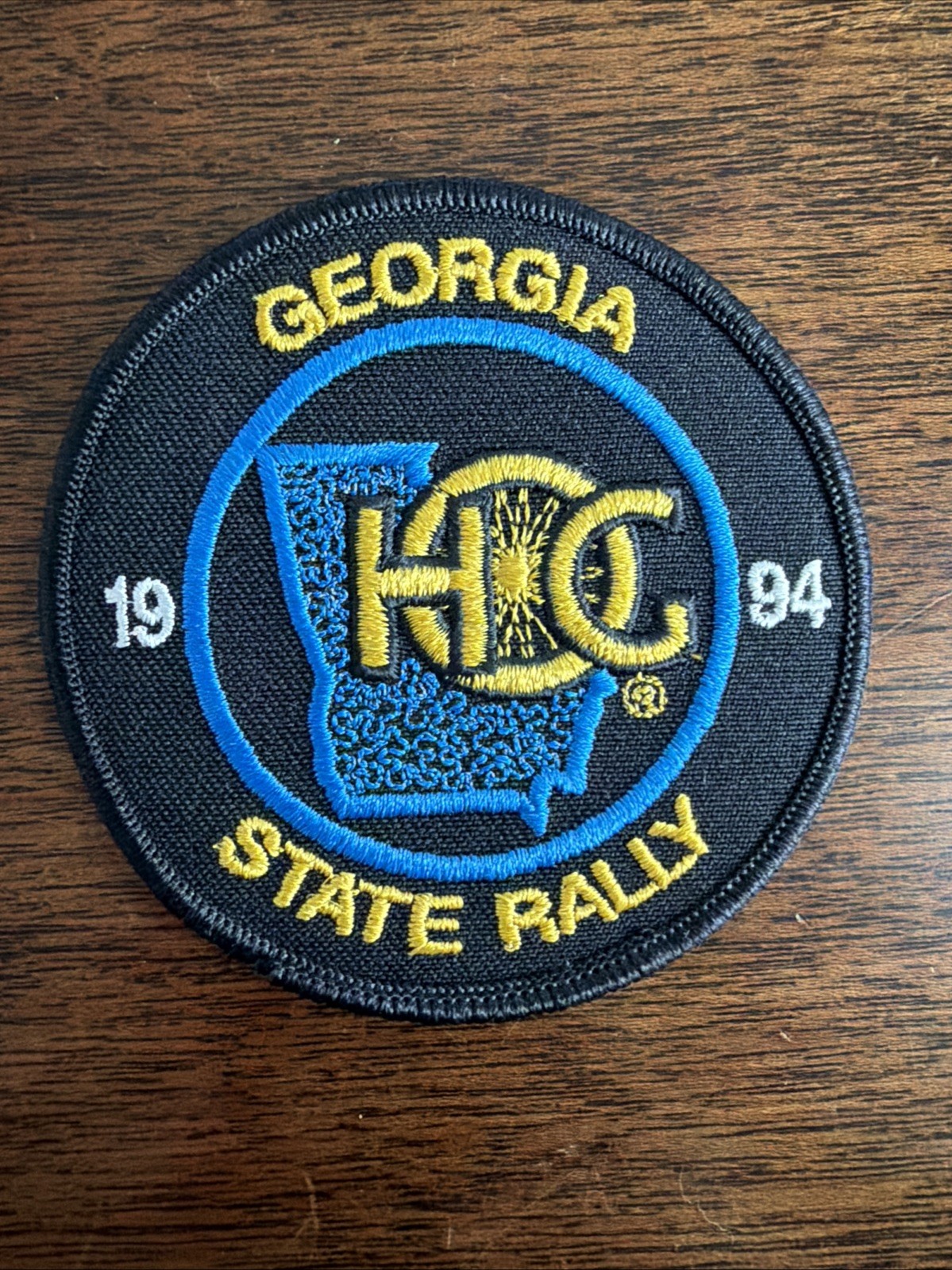 Harley Davidson HOG Georgia State Rally 1994 Motorcycle Vest Patch Owners Group